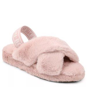 BCBGENERATION Women's Soffi Faux Fur Slipper
